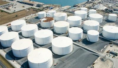  مخازن ذخیره فرآورده های گازی در شرکت آران گاز